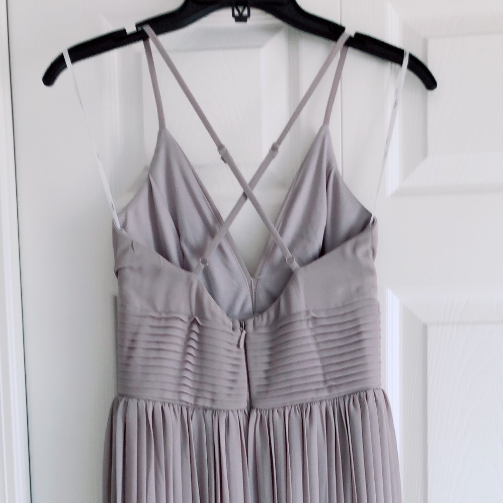 Lulus Grey Maxi Dress XS - Picture 4 of 13